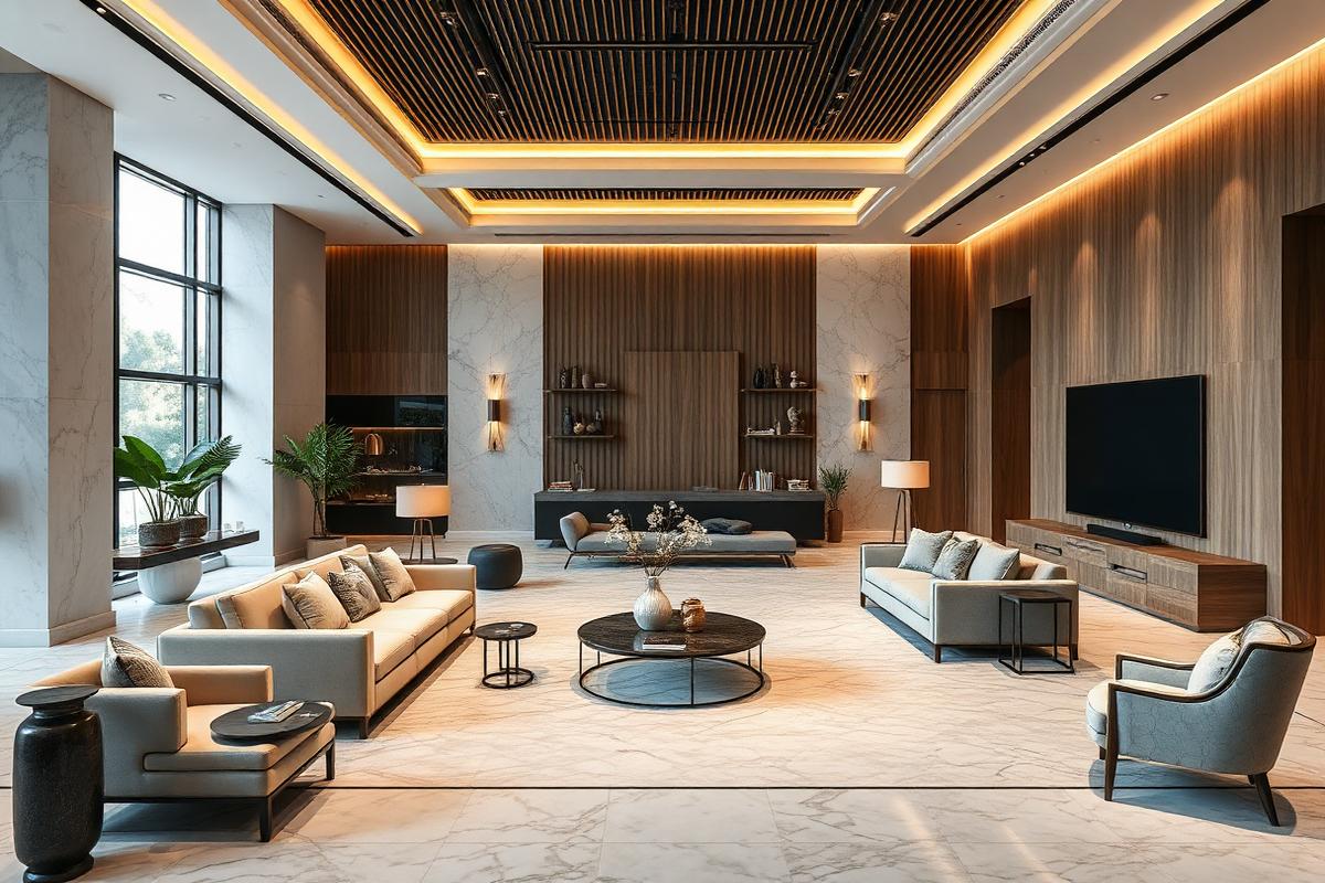 Glamour Home showroom with premium finishes